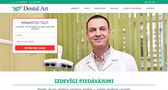 Desktop Screenshot of dentalart.lv